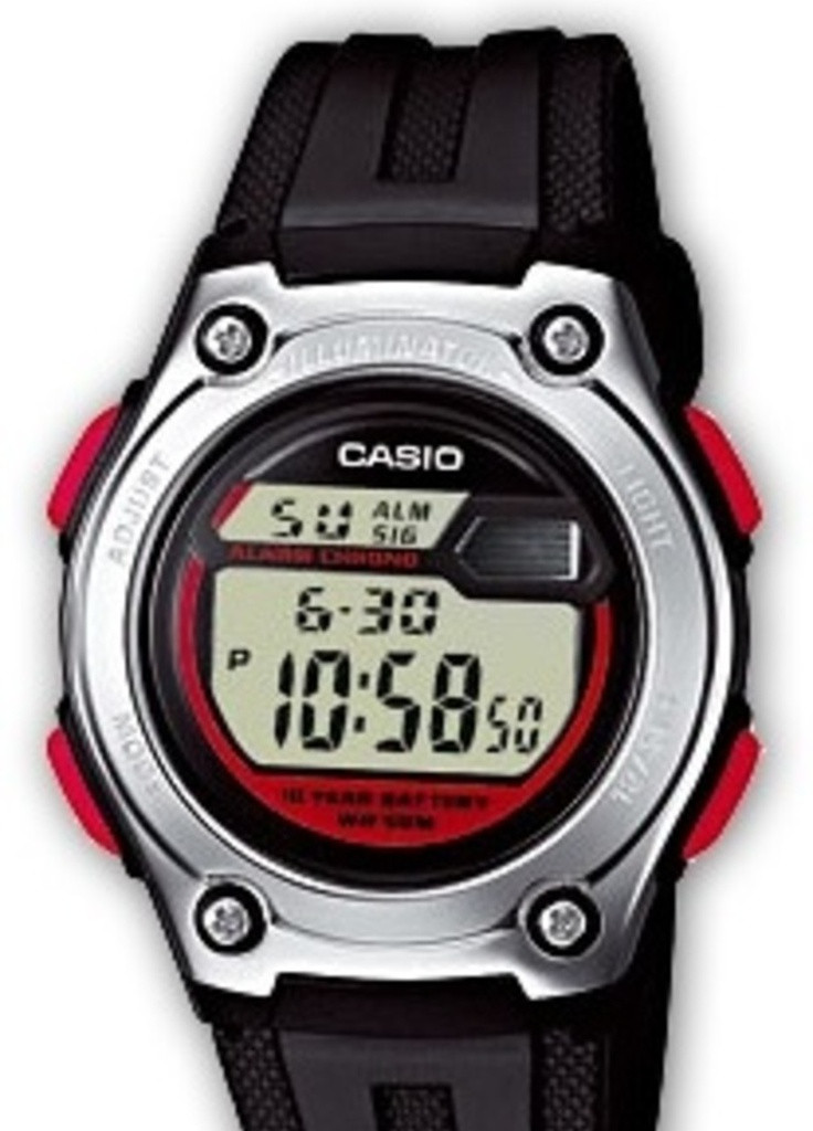 Часы W-211-1BVEF кварцевые классические Casio (253009856)