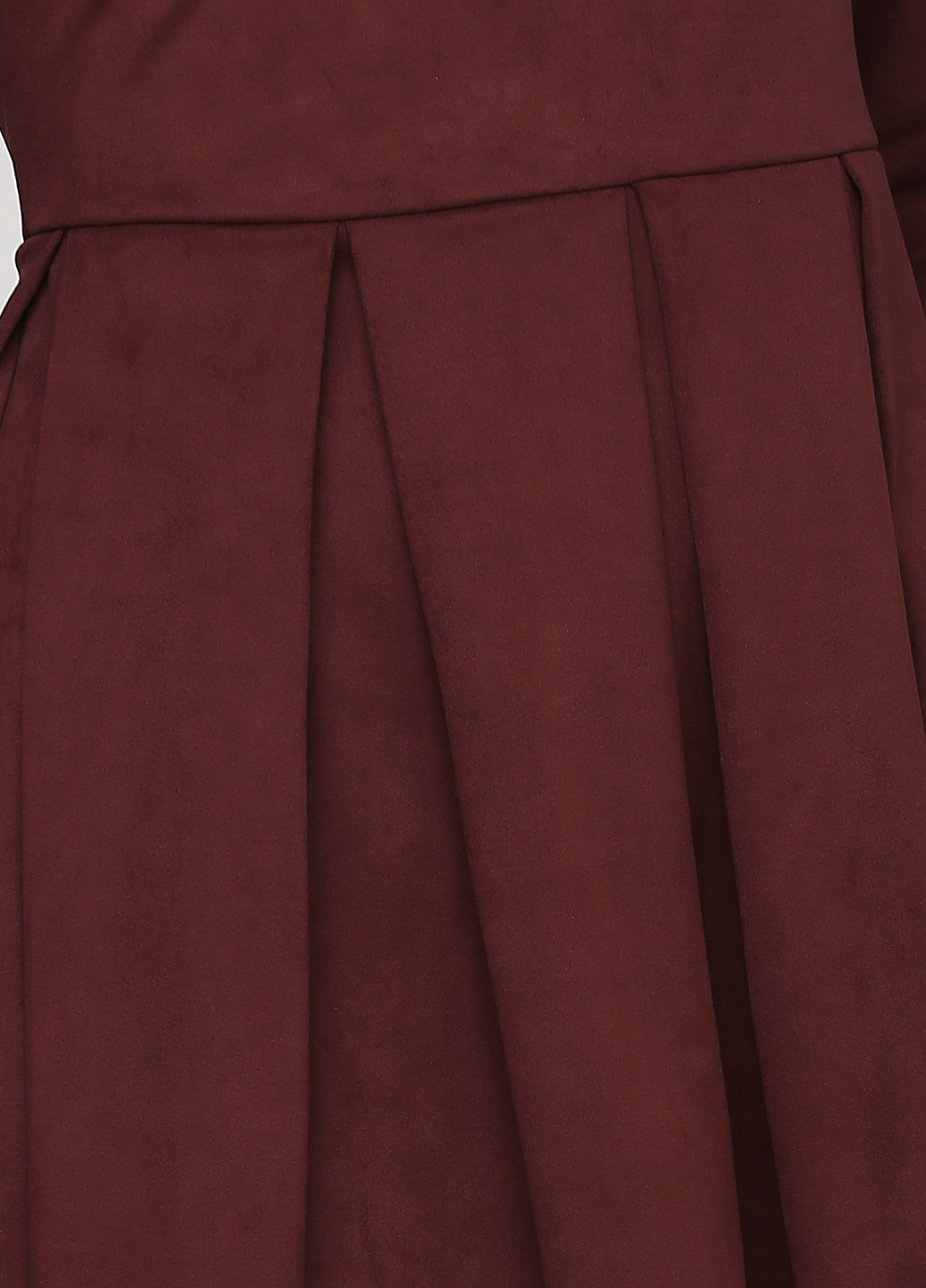 Темно-коричнева кежуал сукня кльош NikTan однотонна
