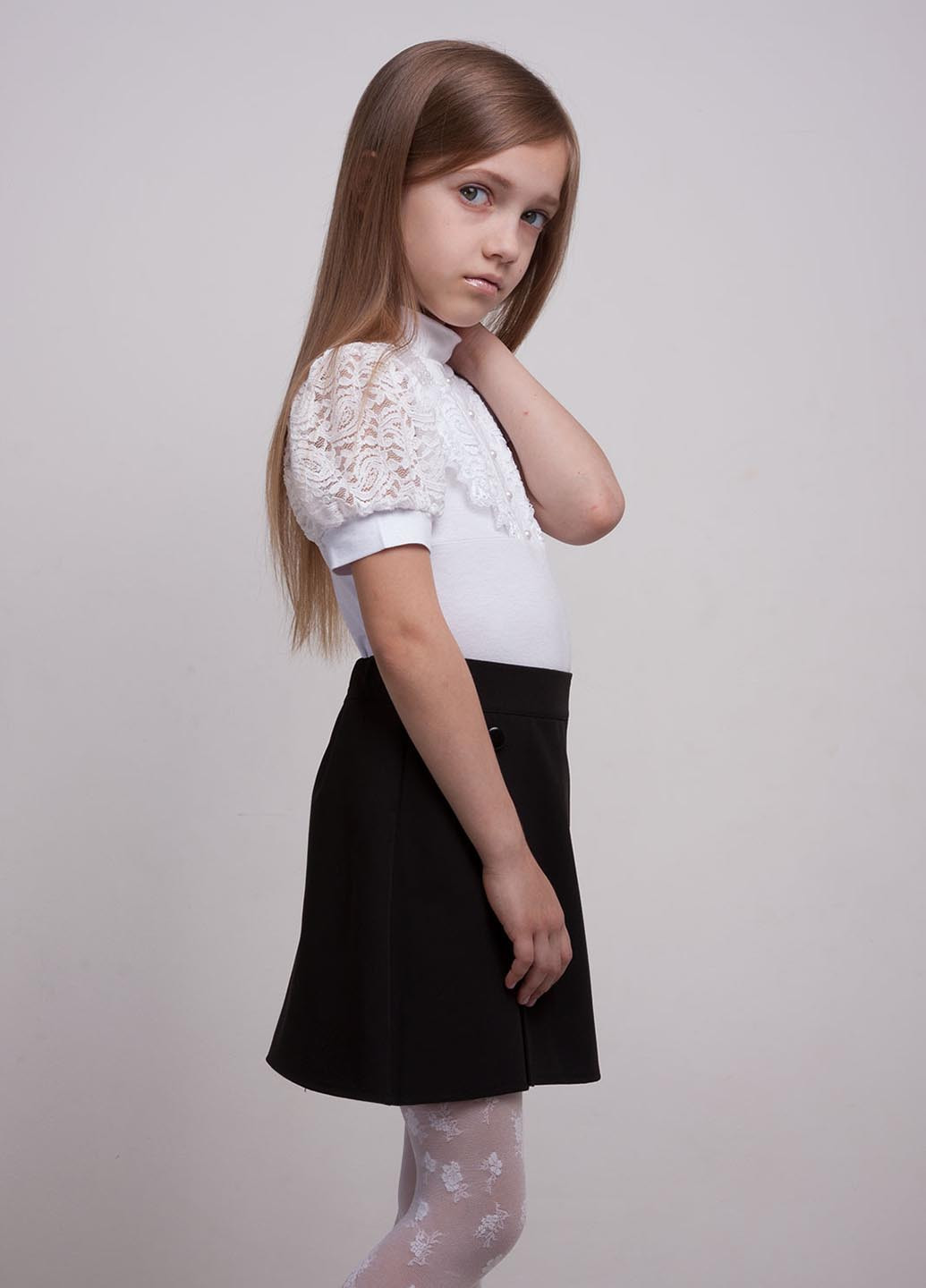 Черная однотонная юбка Sofia Shelest карандаш
