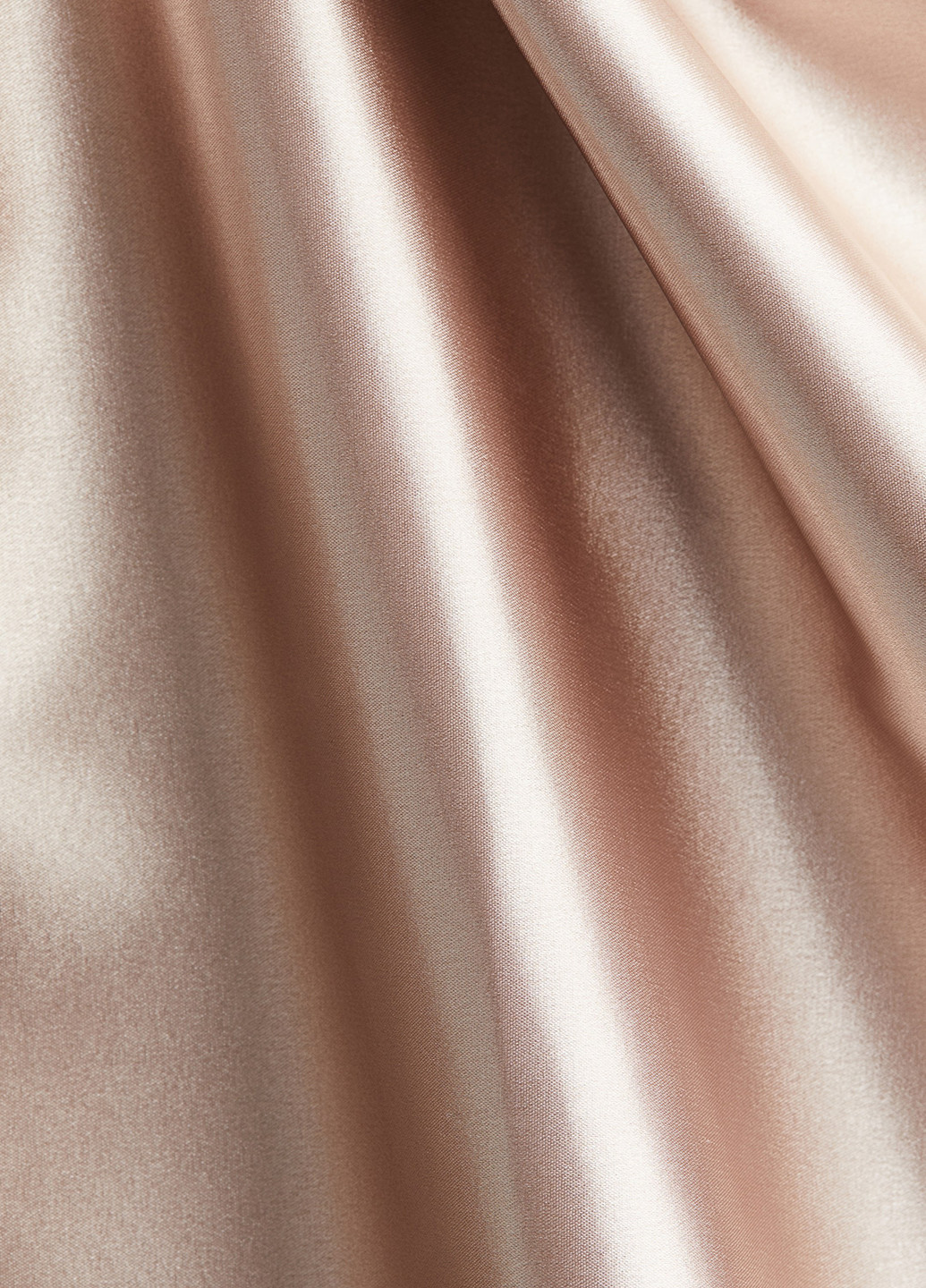 Пудровое коктейльное, вечернее платье с открытыми плечами H&M однотонное