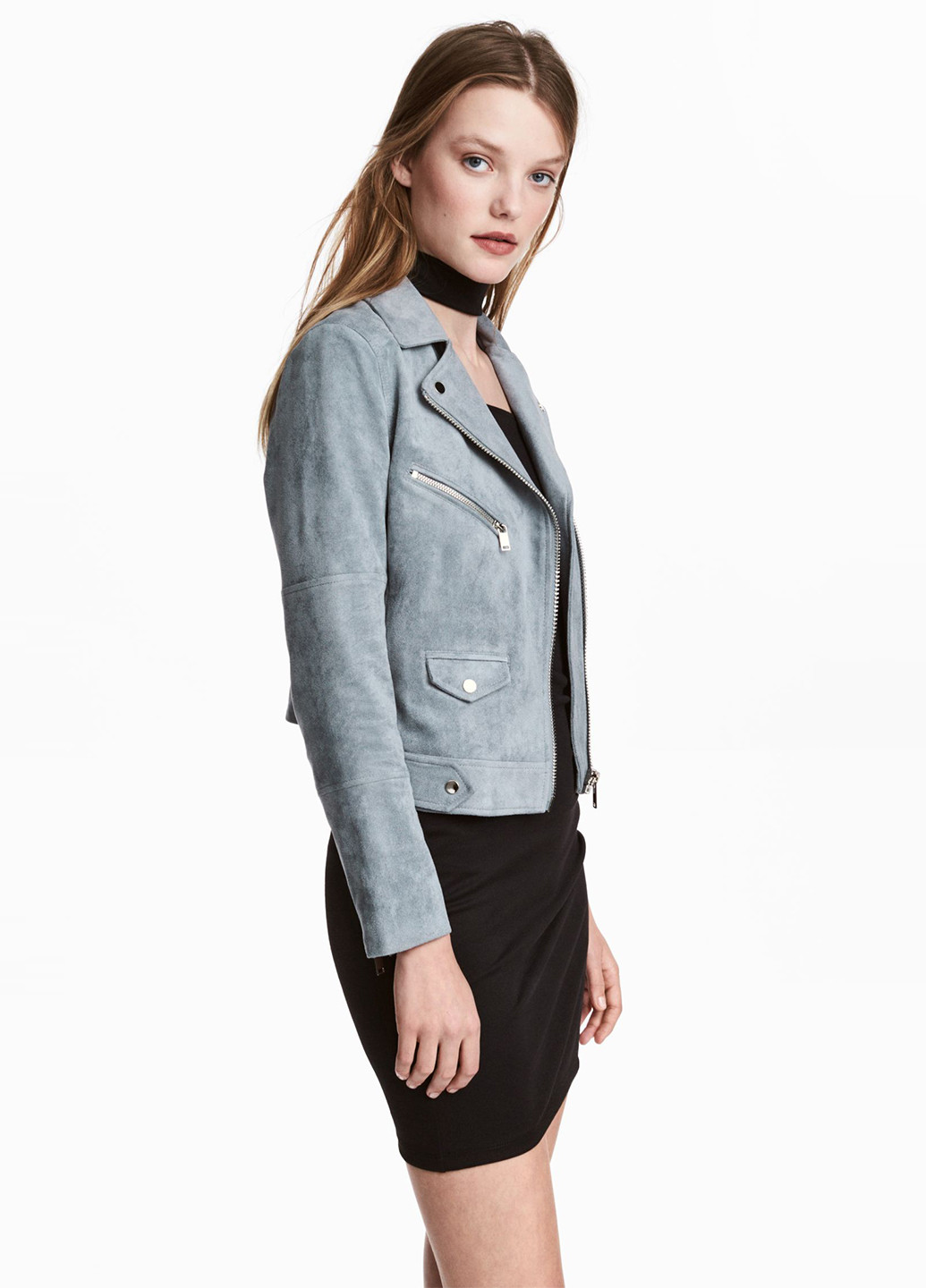 Сіро-голубий демісезонна куртка H&M