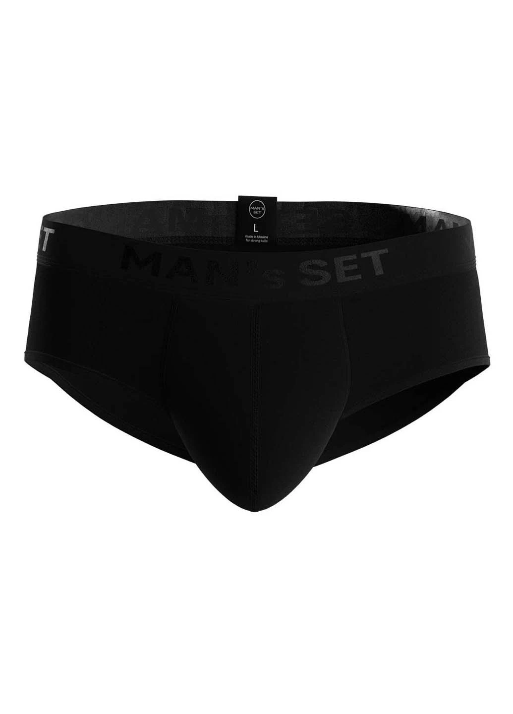 Чоловічі анатомічні брифи з бавовни Anatomic Briefs Black Series MAN's SET (254112153)