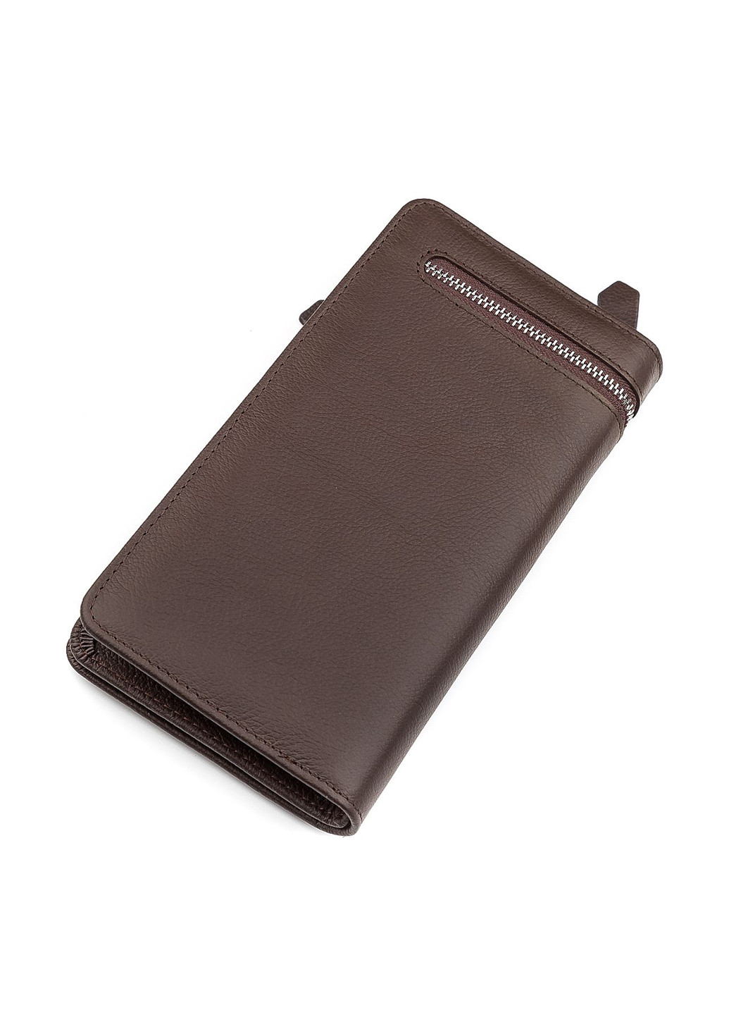 Кошелек ST Leather Accessories коричневый кэжуал