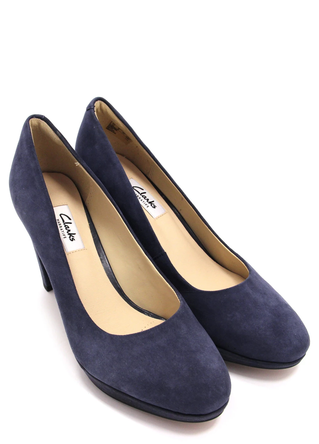 Clarks Жіночі туфлі туфлі-човники синій з натуральна замша, — демісезон (239482756)