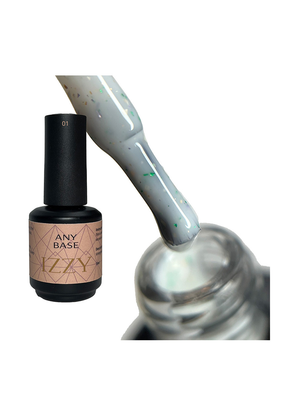 База для манікюру камуфлююча, Any Base 01, 15 г Izzy (363030593)