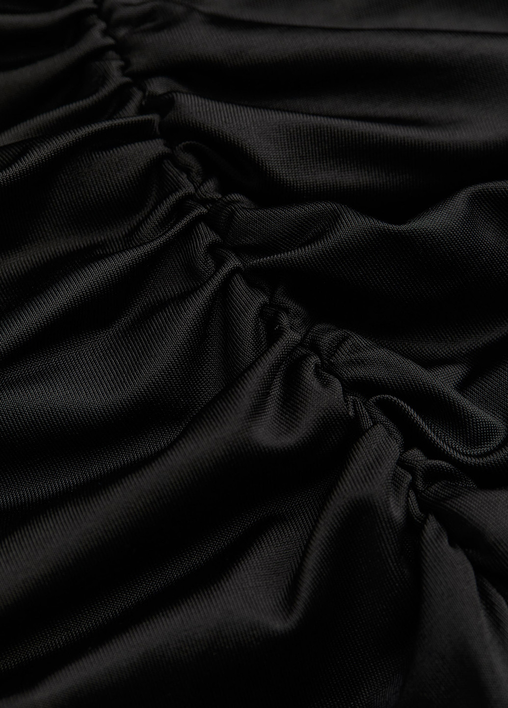 Черное вечернее, кэжуал платье клеш, в стиле ампир H&M однотонное