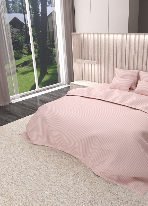 КПБ Сатин Страйп полуторний Уютная Жизнь (251807161)