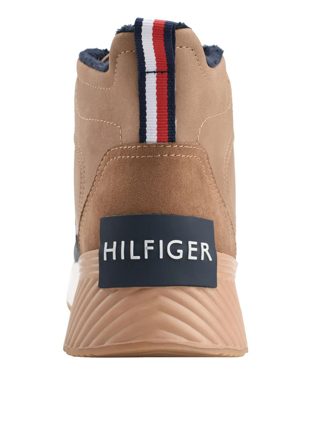 Осенние ботинки Tommy Hilfiger с логотипом из искусственной кожи, из искусственной замши