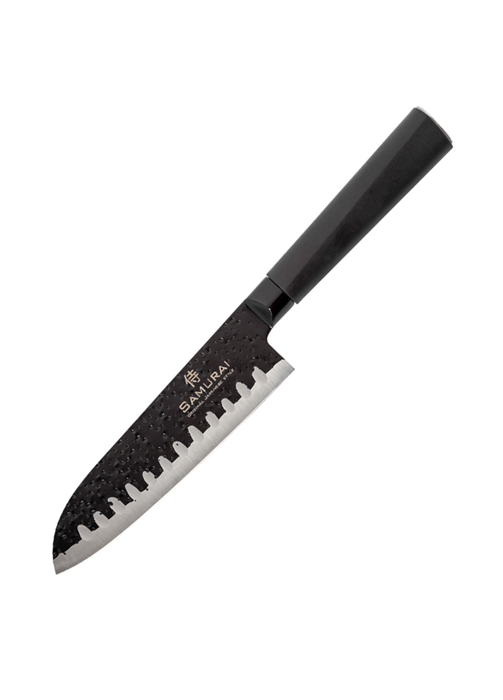 Нож сантоку samurai, 18,5 см Krauff однотонный чёрный