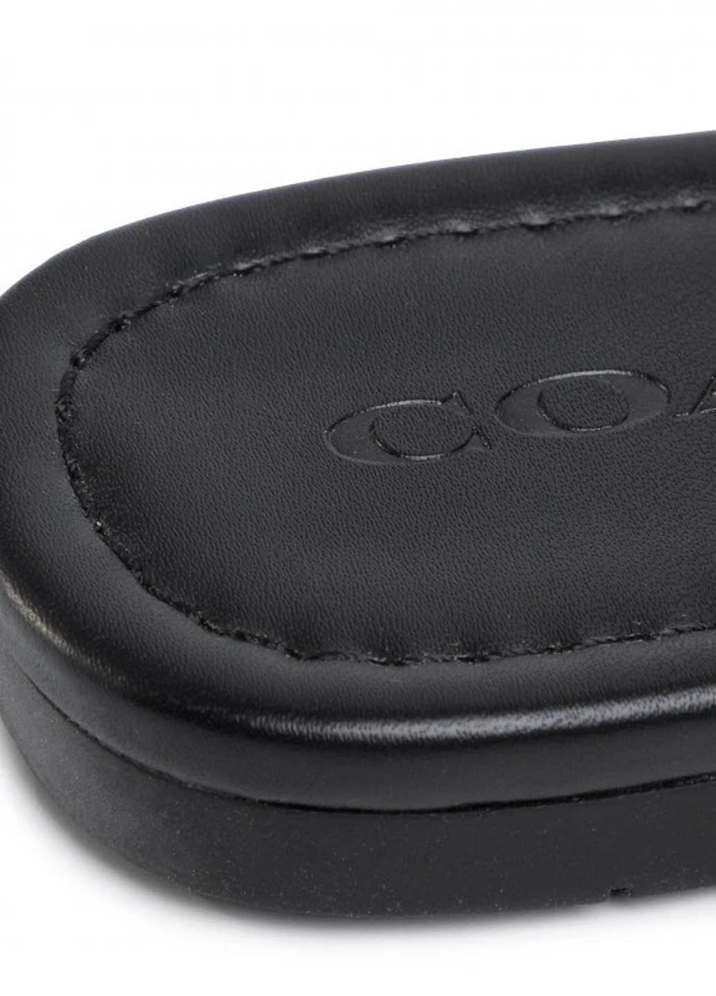 Черные кэжуал шлепанцы Coach
