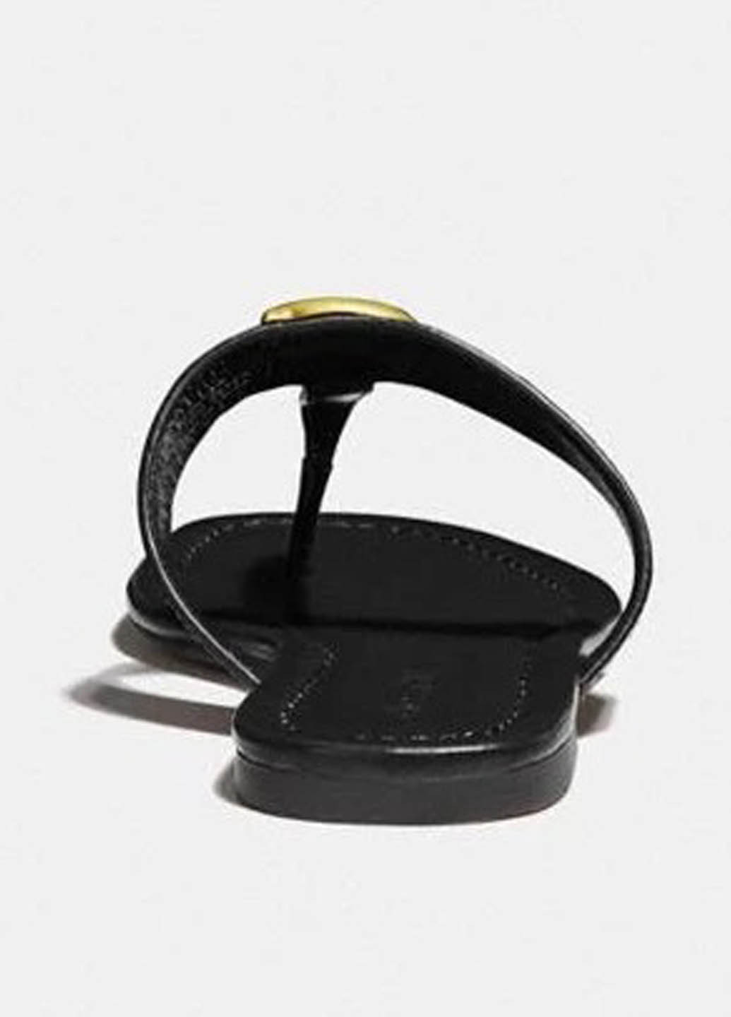 Черные кэжуал шлепанцы Coach