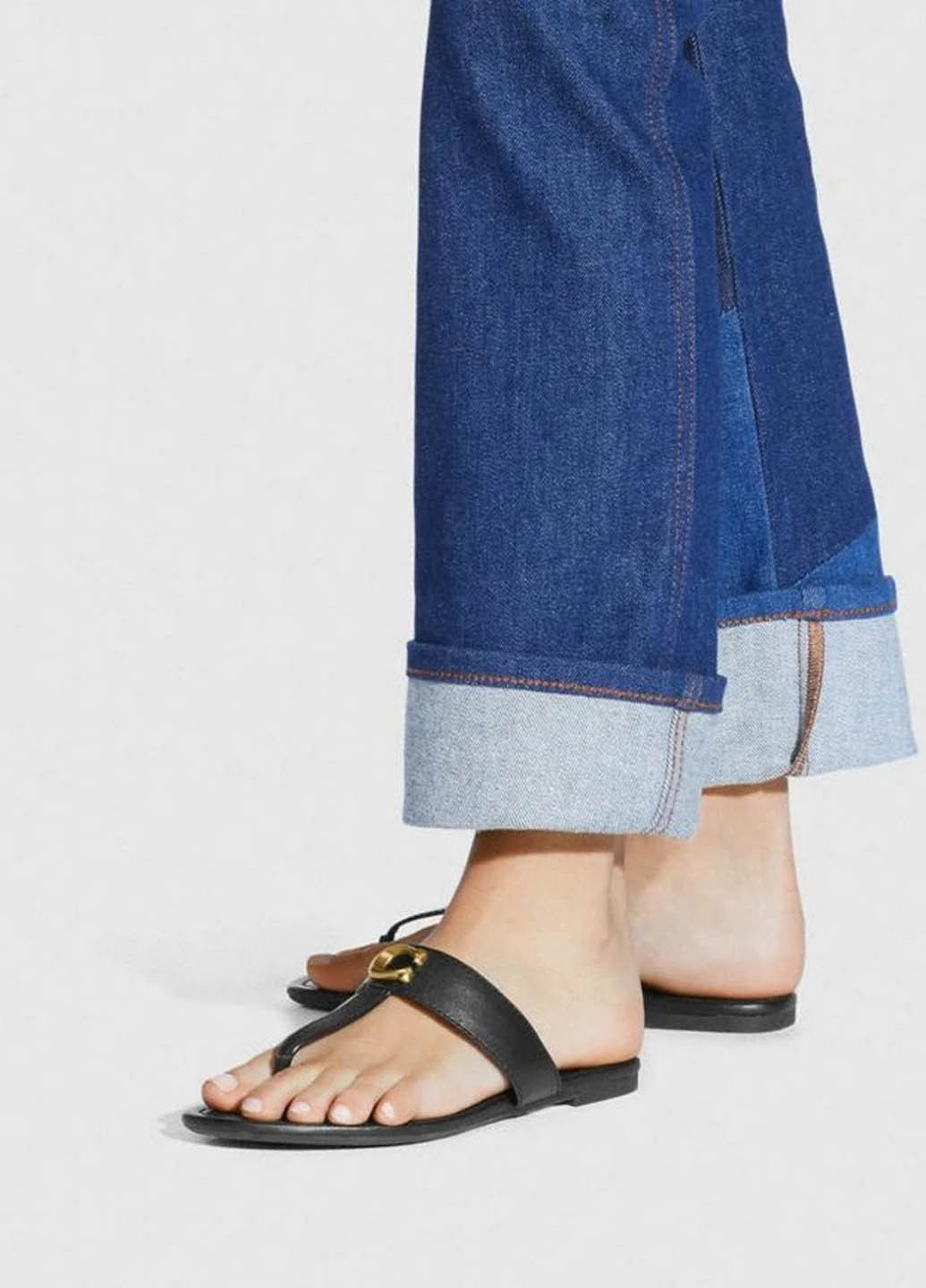 Черные кэжуал шлепанцы Coach