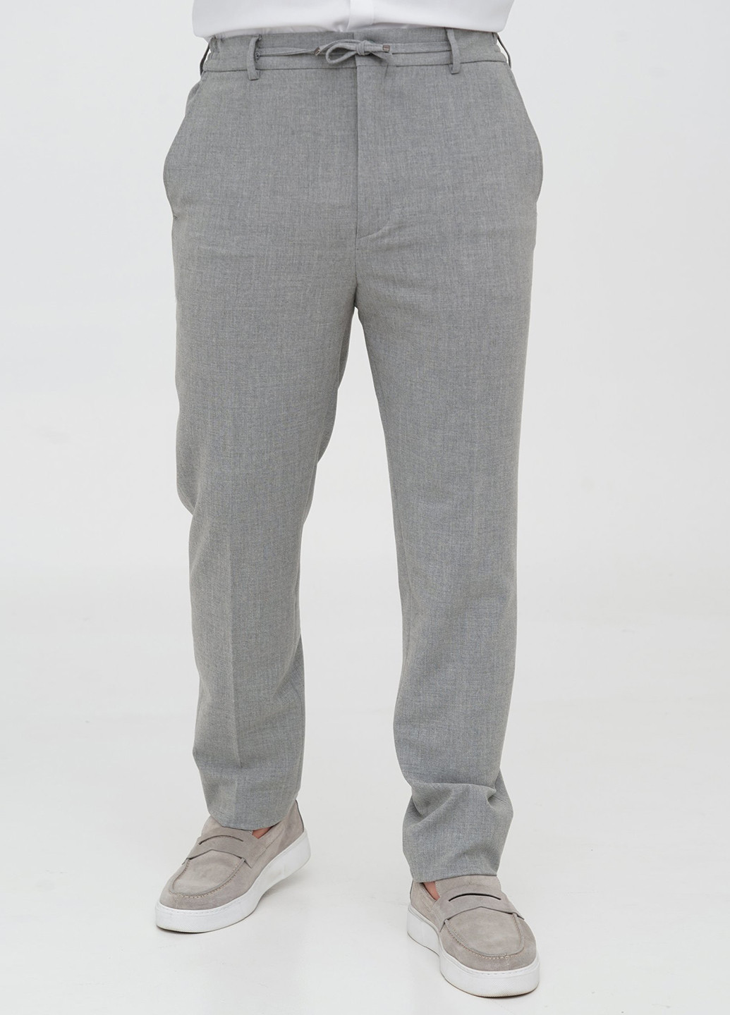 Сірий демісезонний костюм (піджак, штани) брючний Trend Collection