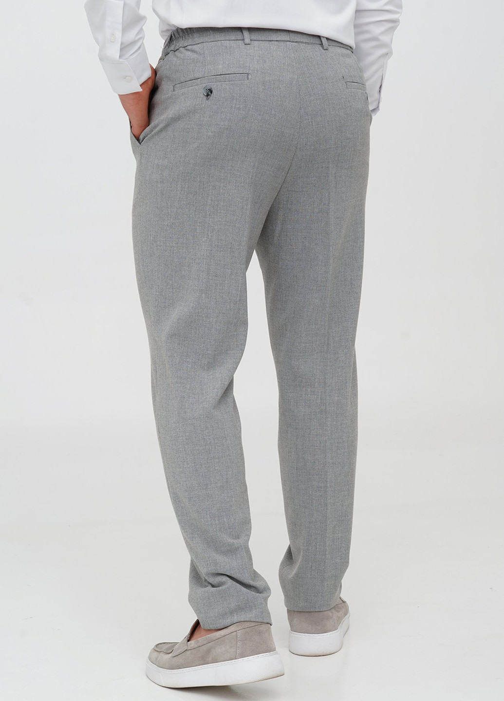 Сірий демісезонний костюм (піджак, штани) брючний Trend Collection