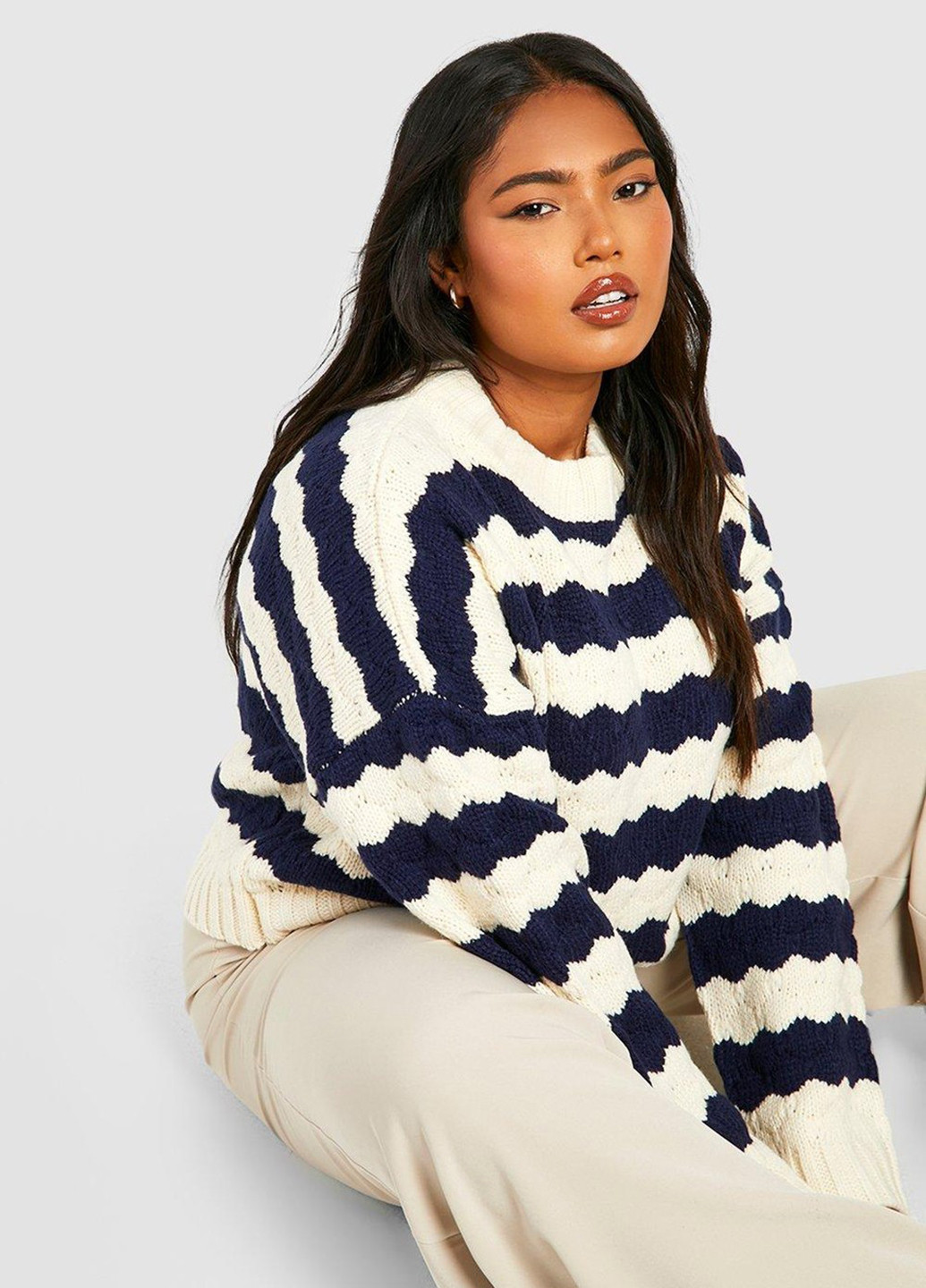 Комбінований зимовий джемпер джемпер Boohoo