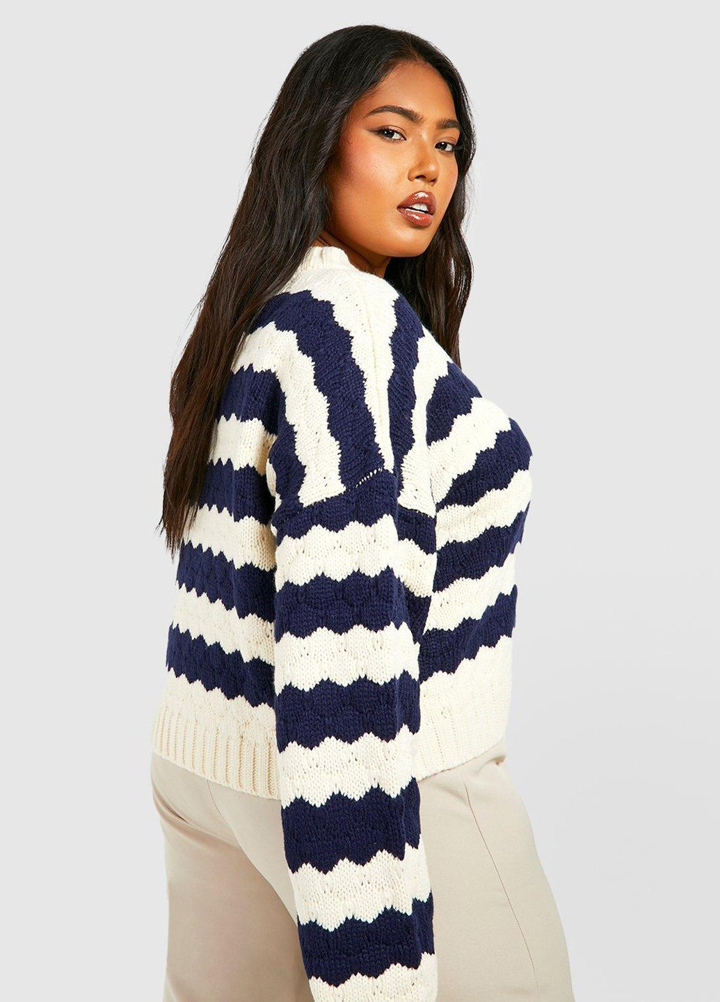 Комбінований зимовий джемпер джемпер Boohoo