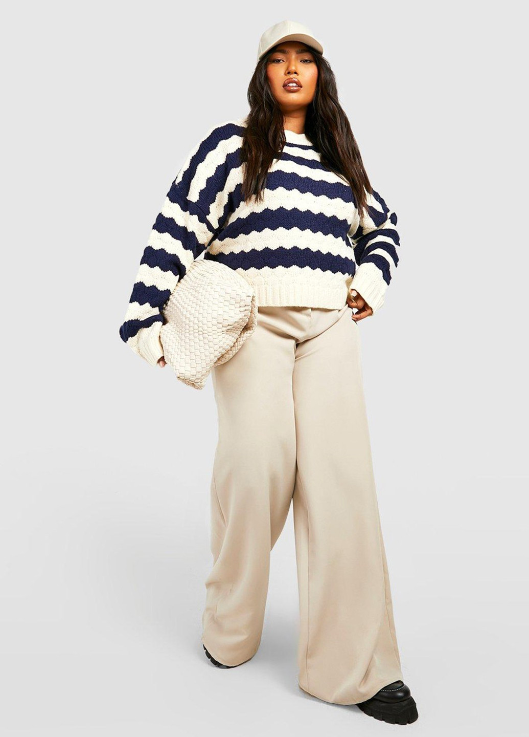 Комбінований зимовий джемпер джемпер Boohoo