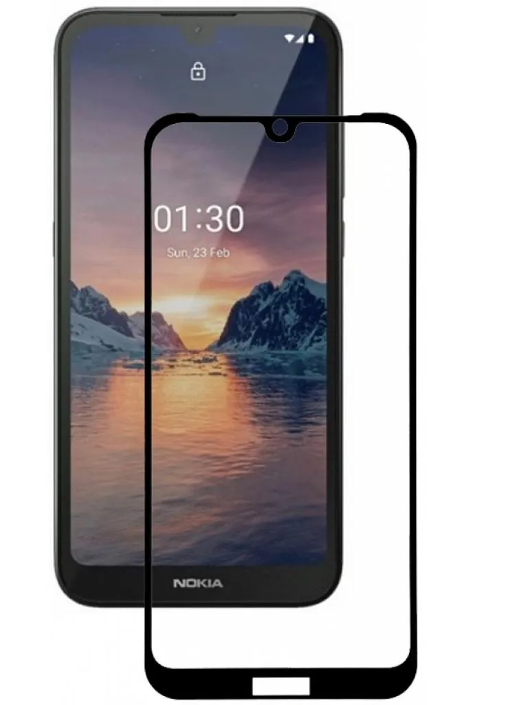 Скло захисне Nokia 1.3 Black (705100) BeCover (203983537)