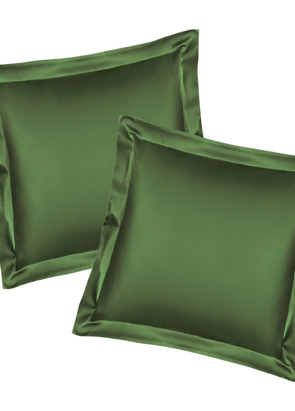 Наволочки оксфордські Minimal зелені 70х70 см (2 шт.) PAGOTI (256519420)