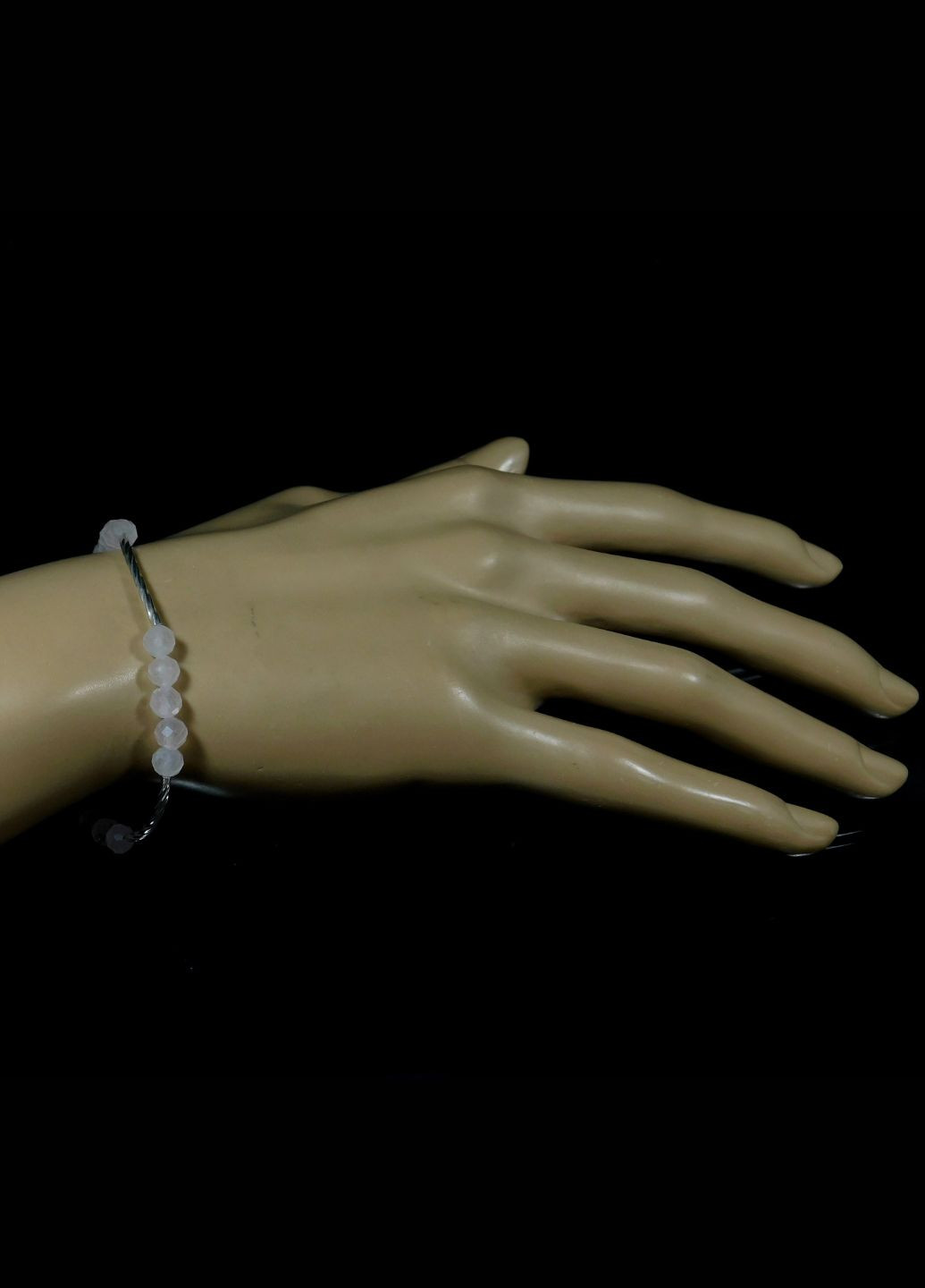 Эксклюзивный браслет "Жіночий стиль" Розовый кварц грань, 17 размер Fursa fashion браслет (253996584)