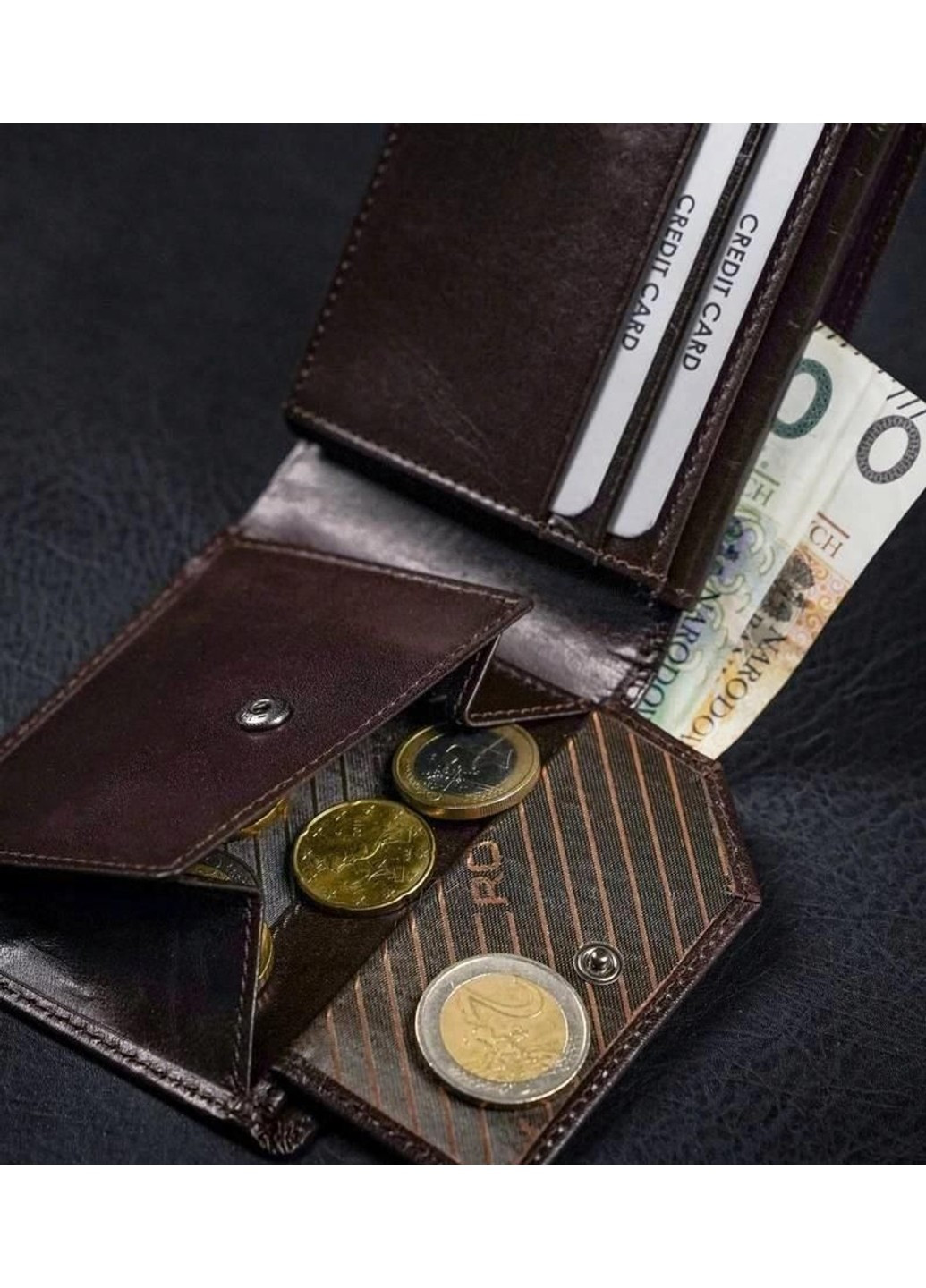 Кошелек мужской кожаный CPR-023-BAR Rovicky (254314268)