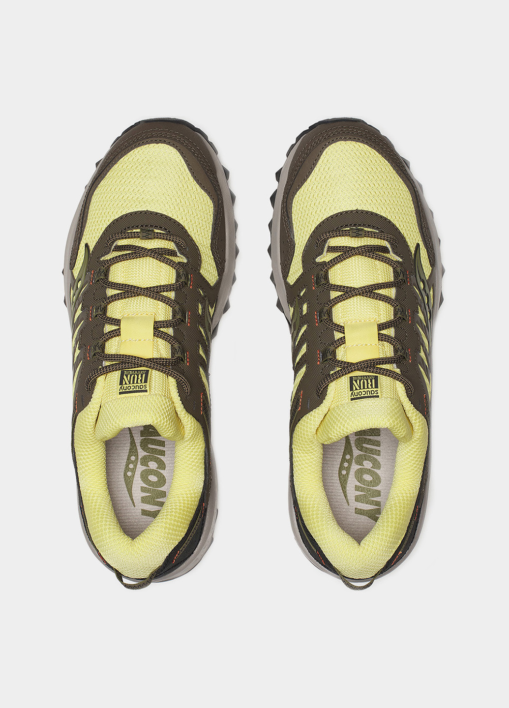 Коричневые всесезонные кроссовки Saucony GRID PEAK