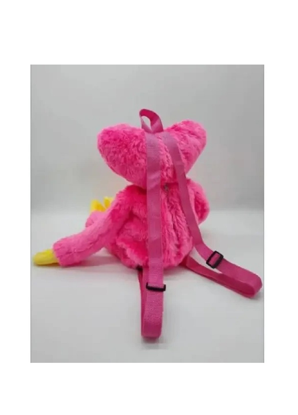 Дитячий хутряний рюкзак Кісі Місі 65 см рюкзачок в дитячий садок на прогулянку одне відділення на блискавці (61482-Нов) Unbranded (253564116)