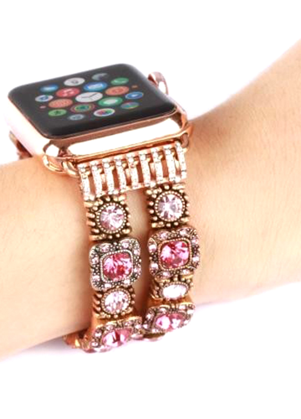 Ремешок для часов Apple Watch 38/40mm Agate Band LUX Pink XoKo ремешок для часов apple watch 38/40mm xoko agate band lux pink (143704612)