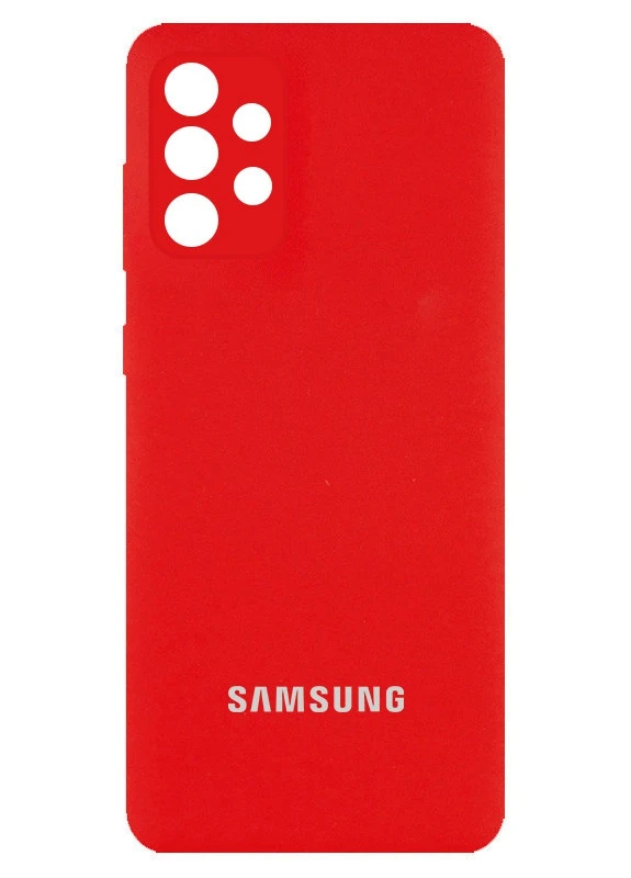 Чохол Silicone Cover Full Camera (AA) для Samsung Galaxy A72 4G / A72 5G Червоний / Red (is_00000048775_15) Epik (238480510)