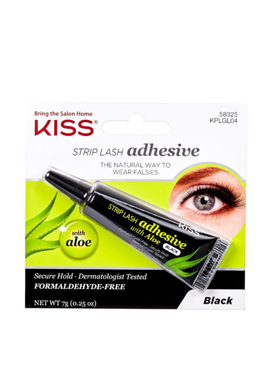 Клей для накладных ресниц с алоэ I-Envy Strip Eyelash Adhesive Black, 7 г Kiss (113785486)