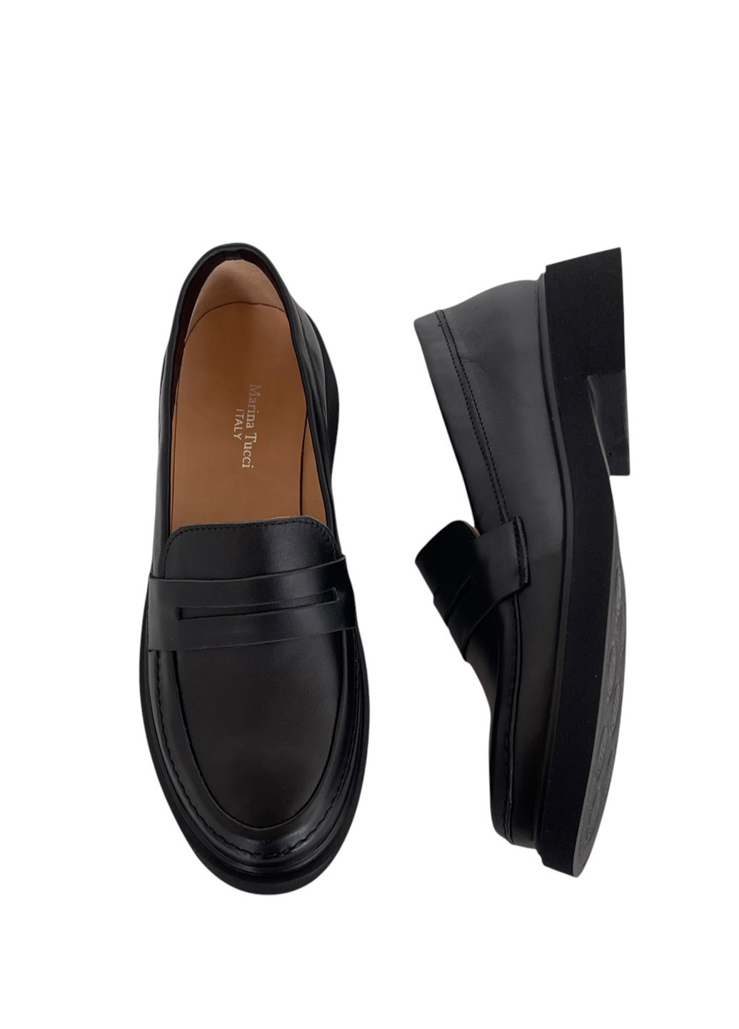 Maria Tucci Туфлі лофери чорний з натуральна шкіра, — демісезон (364162993)