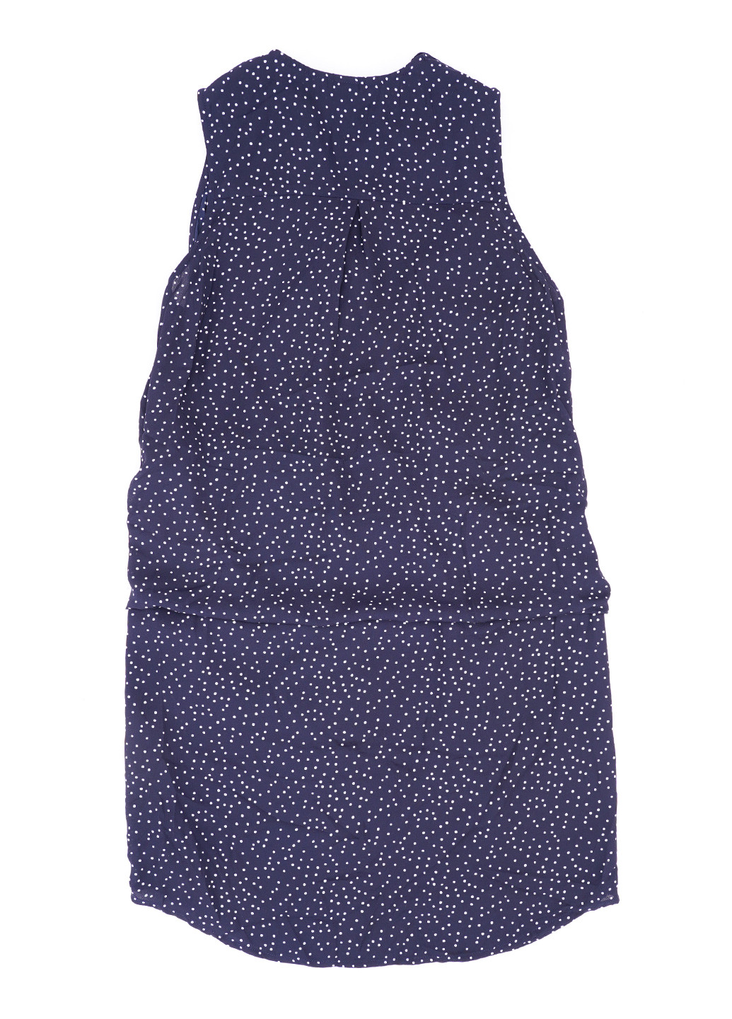 Темно-синее кэжуал платье для беременных футляр H&M в горошек