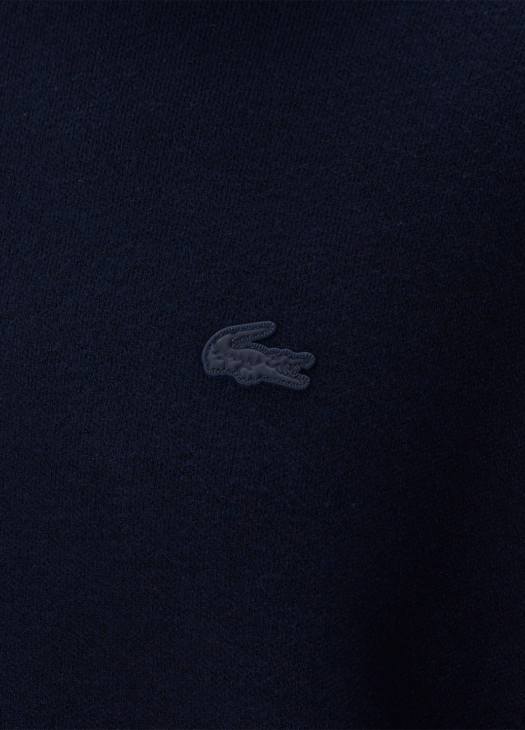 Темно-синее кэжуал платье платье-свитер Lacoste однотонное