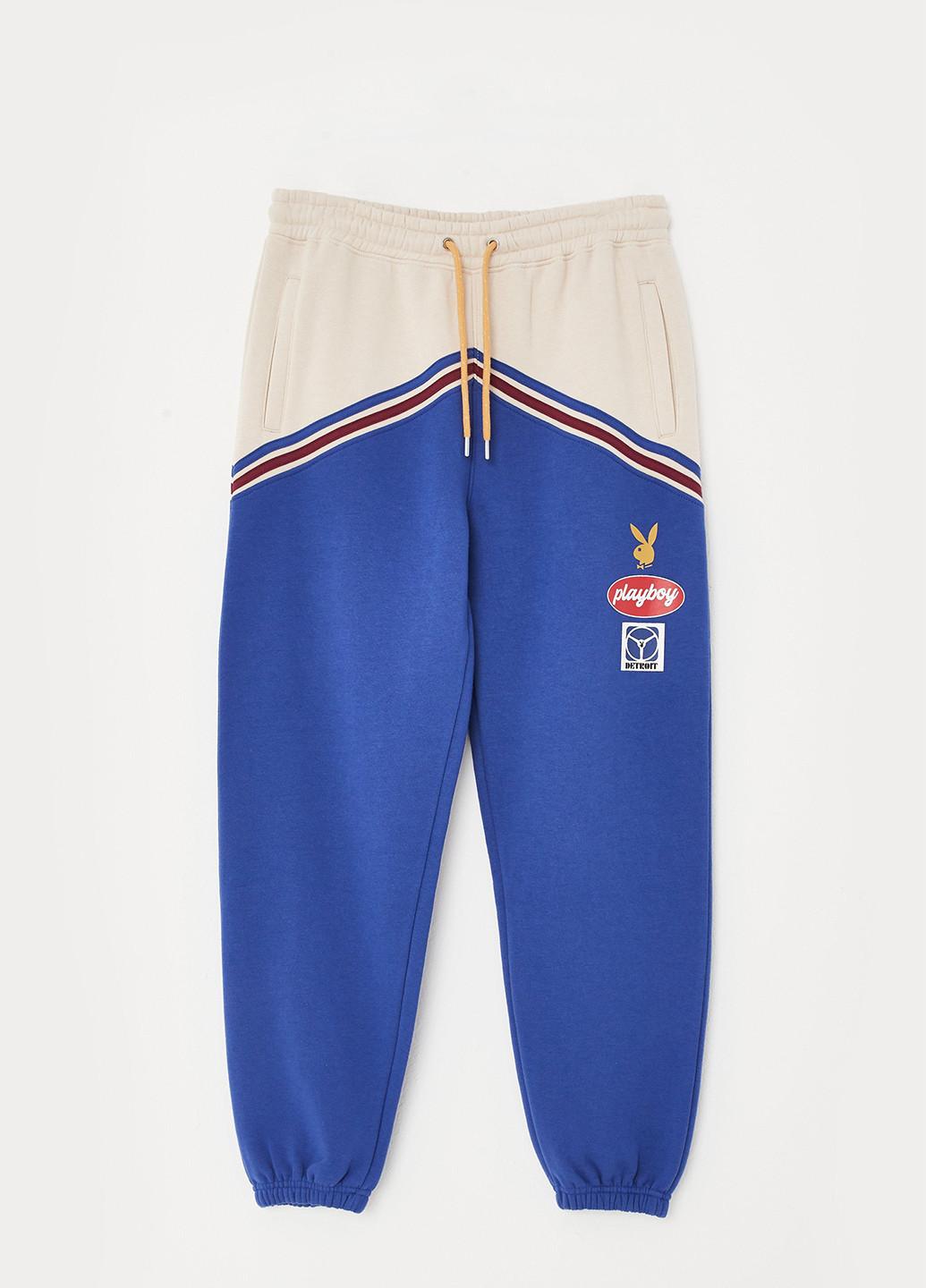 Синие спортивные демисезонные джоггеры брюки Mennace