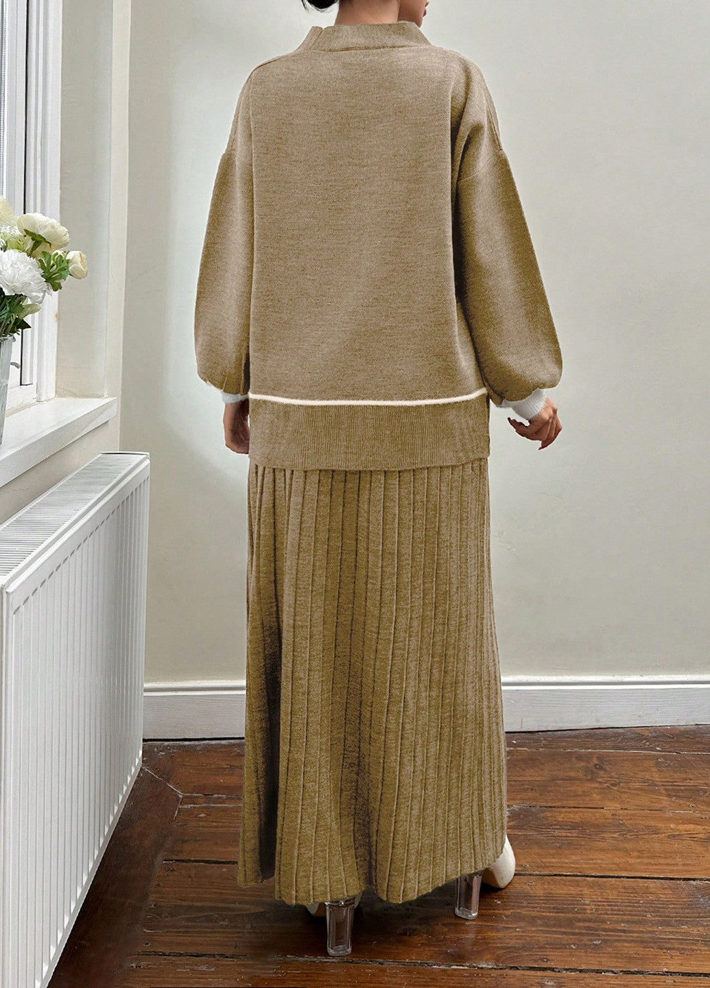 Костюм (кардиган, спідниця) SHEIN (344454194)