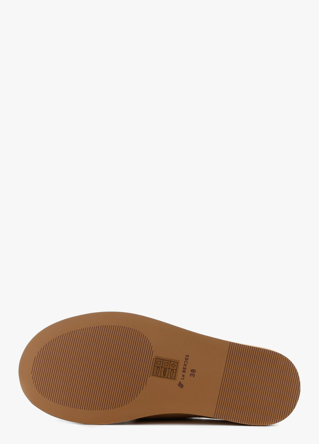 Бежевые сабо Le'BERDES без каблука