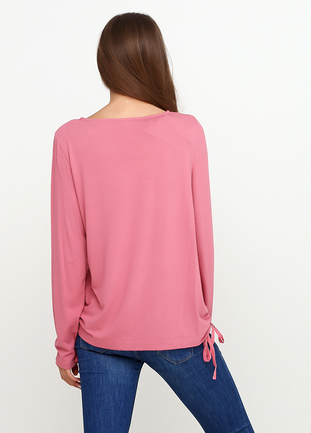 Темно-розовая демисезонная блуза Street One