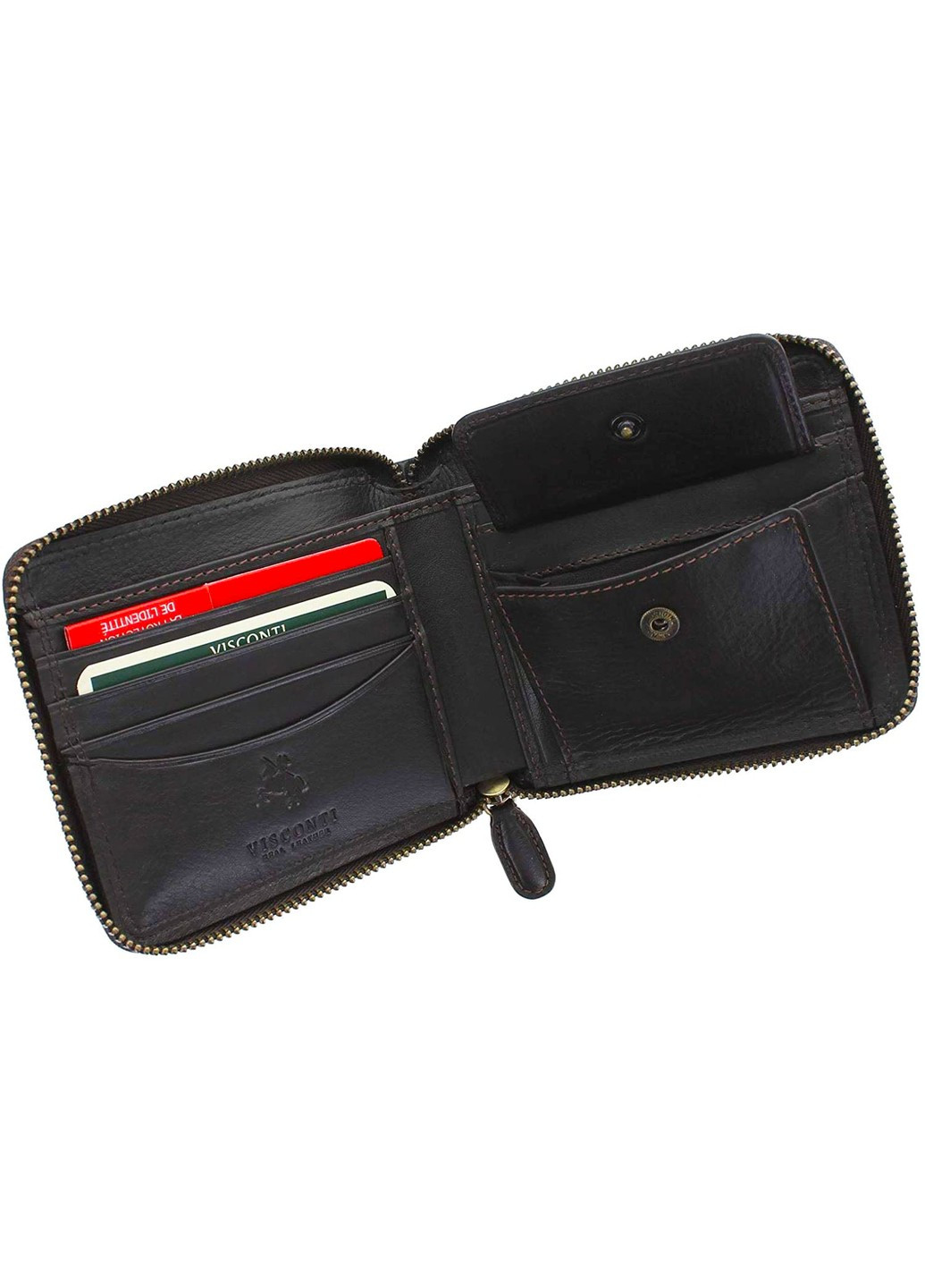 Кошелек мужской кожаный HT14 Camden c RFID Visconti (254314526)