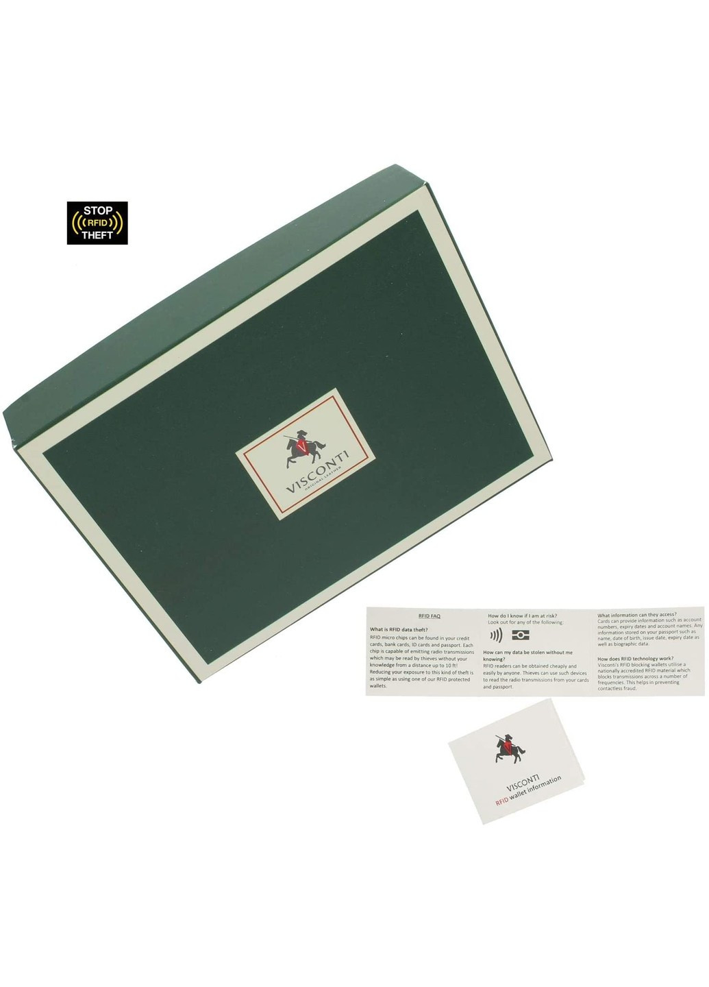 Кошелек мужской кожаный HT14 Camden c RFID Visconti (254314526)