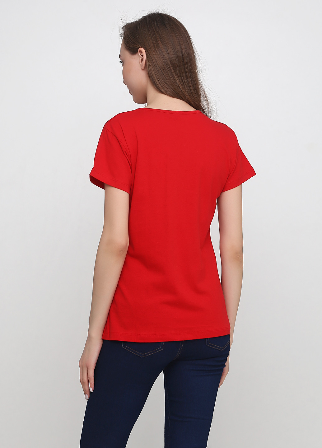 Червона літня футболка Tenkie