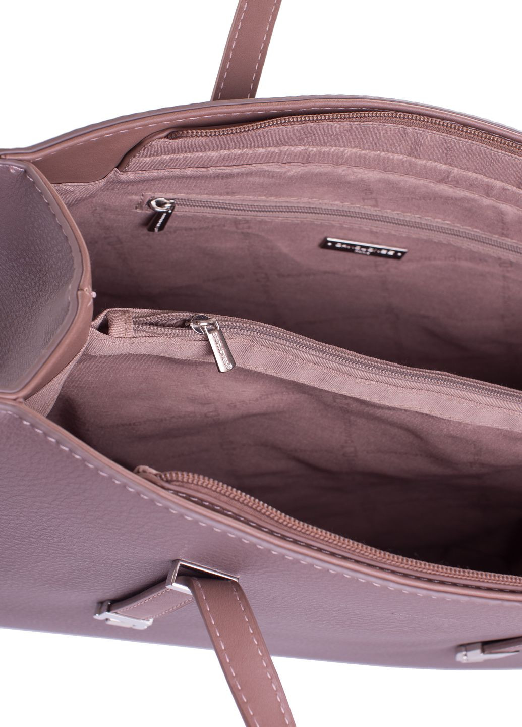 Сумка David Jones каркасная сумка однотонная темно-розовая кэжуал
