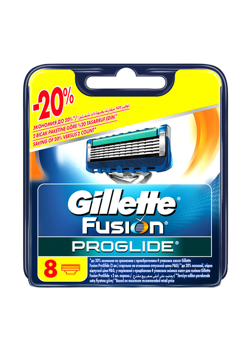 Сменный картридж Fusion ProGlide (8 шт.) Gillette (69675202)