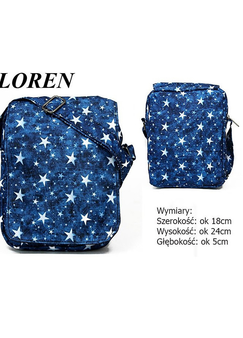 Наплечная сумка 18х22х5 см Loren (250097459)