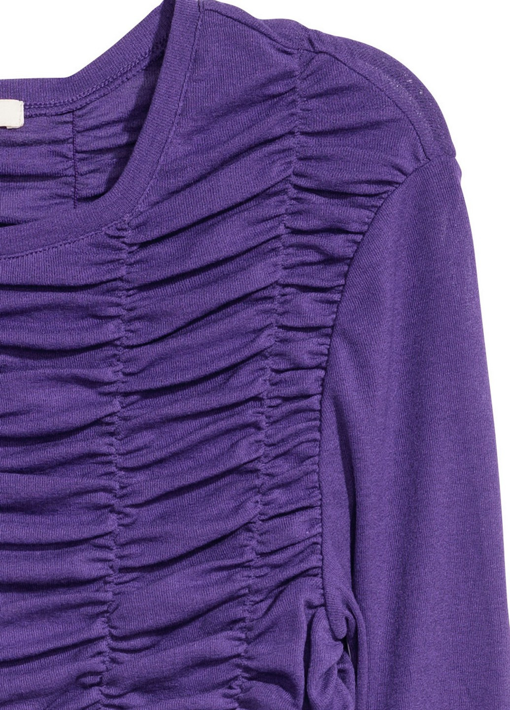 Фиолетовый демисезонный кэжуал лонгслив H&M
