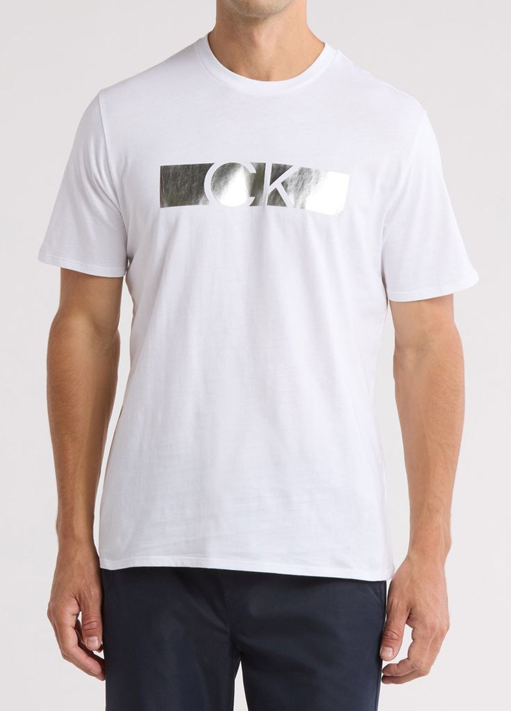 Белая футболка Calvin Klein