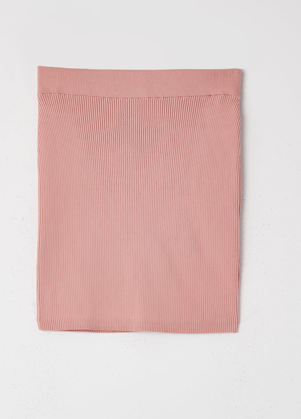 Светло-розовая кэжуал однотонная юбка Mohito
