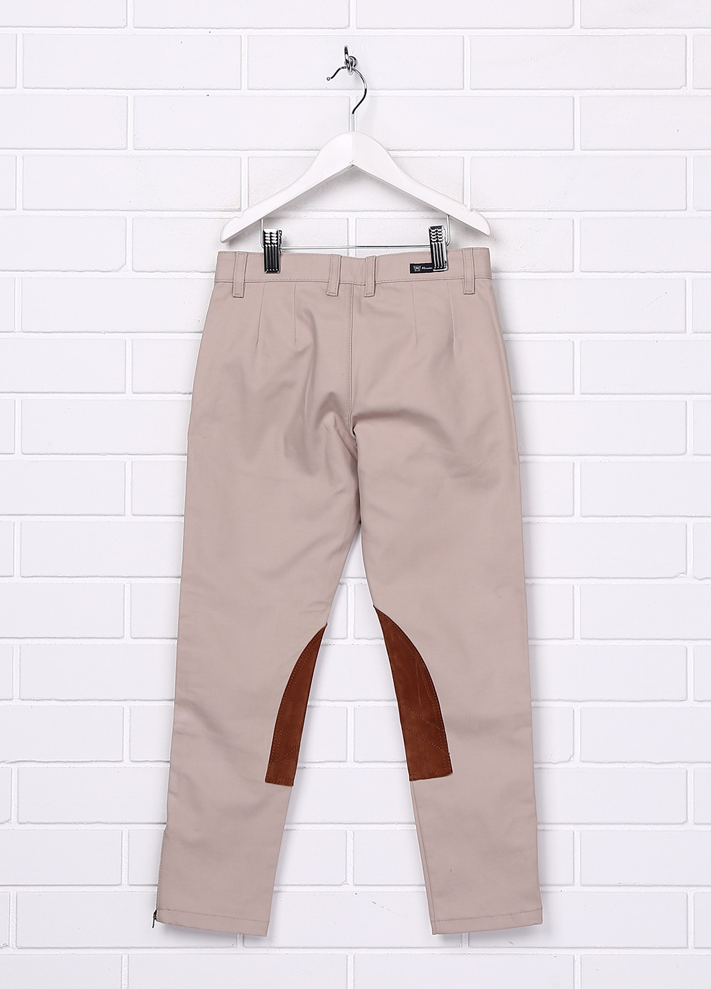 Светло-бежевые кэжуал летние брюки прямые Massimo Dutti