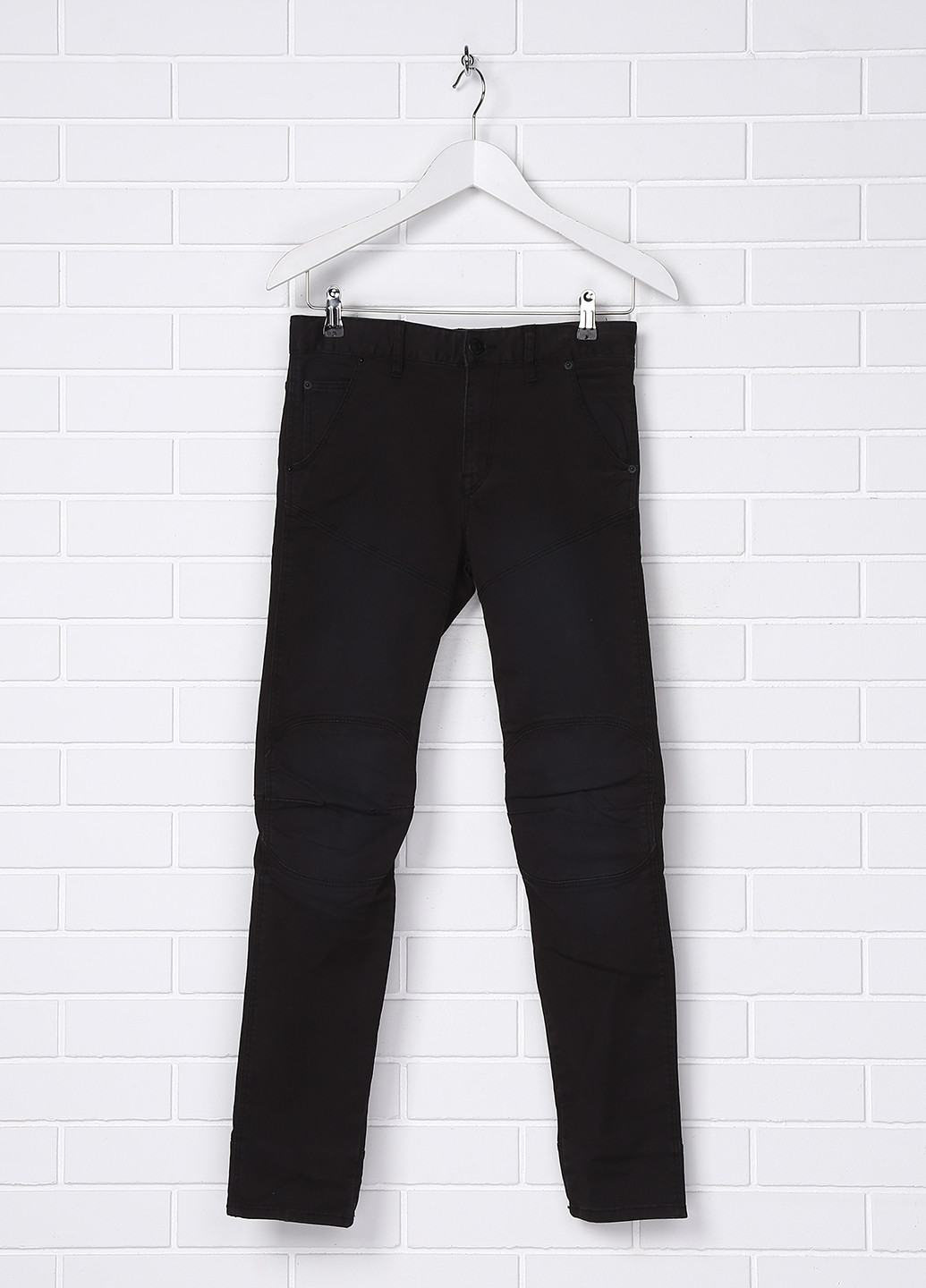 Темно-серые кэжуал демисезонные брюки со средней талией H&M
