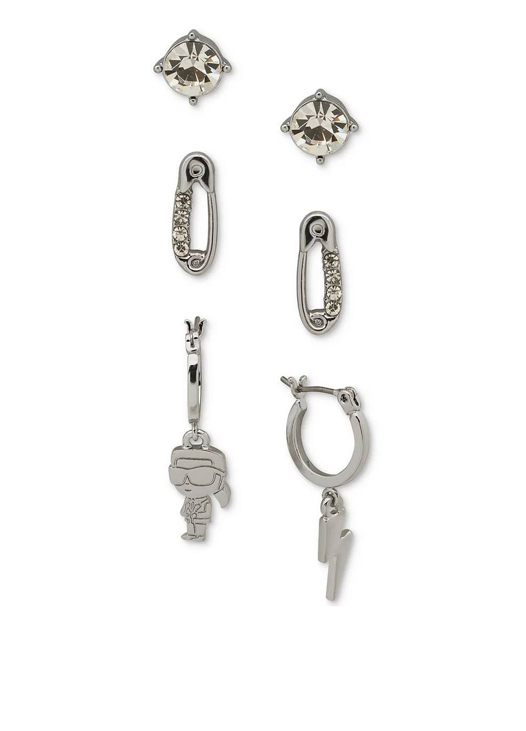 Серьги (3 пары) Karl Lagerfeld (330114832)