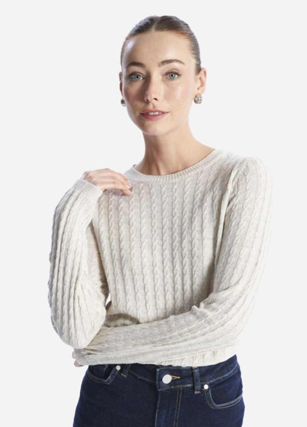 Кремовый демисезонный джемпер джемпер H&M